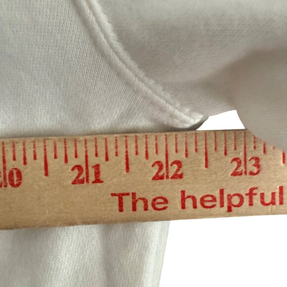 Weekend White Smiley Sun Graphic Sweatshirt S By The Vinyl Icons - Picture 6 of 8